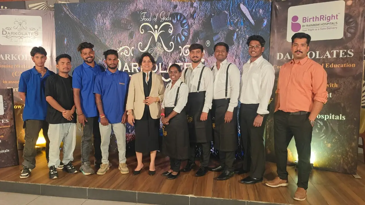 Darkolates team at CME event with BirthRight Rainbow Hospitals