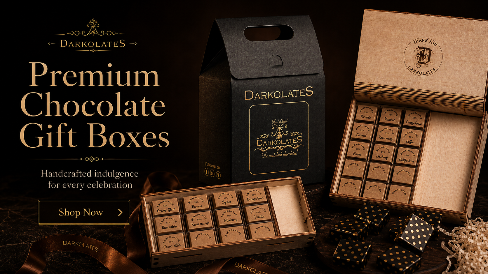Darkolates Premium Chocolate Gift Boxes